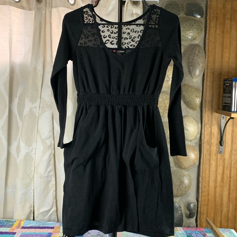 Women’s Delirious Love Los Angeles XL long sleeve black dress